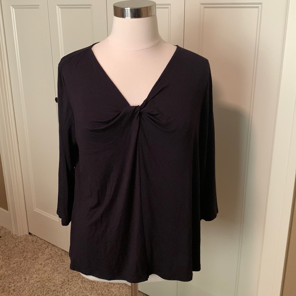 APT.9 Black Long Sleeved Shirt Size XXL NWT